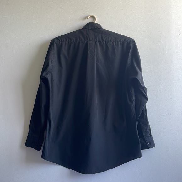 Black Long Sleeve Button Down Size 16 Friar Tuck - Picture 4 of 10